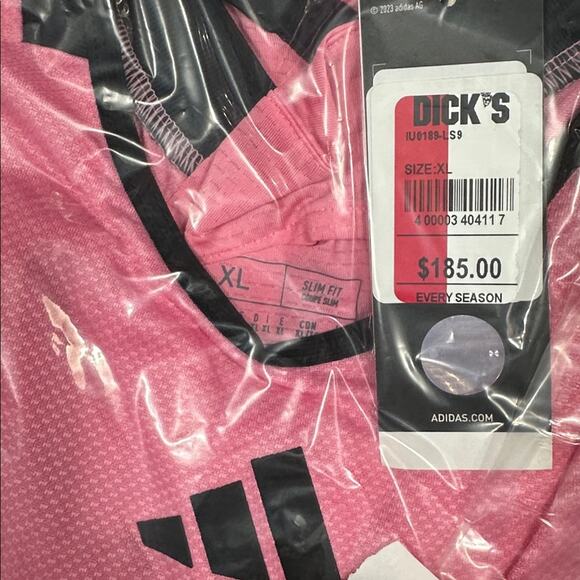 Adidas Inter Miami Home 9 Suárez Jersey MSRP $185 NWT Size L - Picture 3 of 4